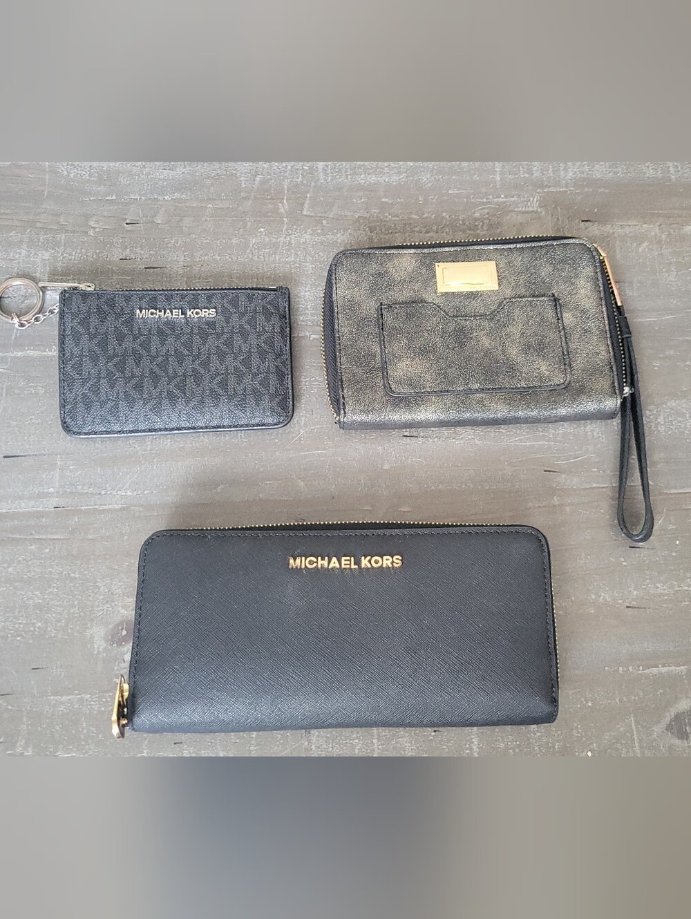 Bundle Of Three Designer Wallets ( 2 Michael Kors And 1 Juicy Couture)